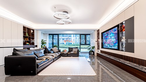 189m²意式精裝定制實景，7w搞定典雅實用家|長沙全屋整裝