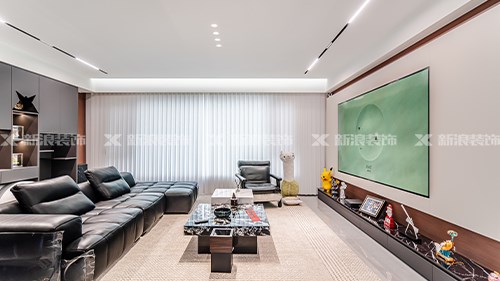 星城天地191㎡意式簡約，餐廚一體靈動設(shè)計|長沙全屋整裝